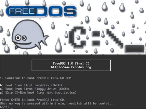 sistema operativo libre freedos